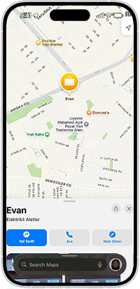 iphone icin yol tarifi